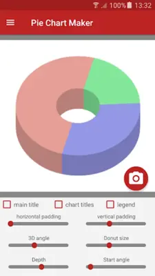 Pie Chart Maker android App screenshot 9