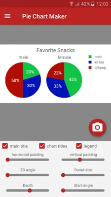 Pie Chart Maker android App screenshot 11