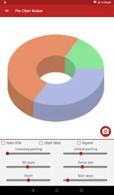 Pie Chart Maker android App screenshot 5