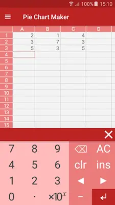 Pie Chart Maker android App screenshot 8